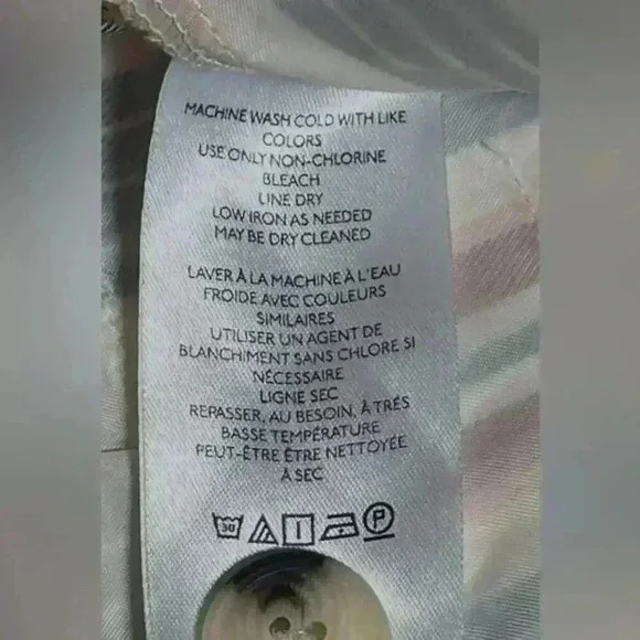 By-Anthropology Low Rise Blue/Burnt Orange Striped Flare Pants Women’s‎ Sz 10 - Picture 8 of 9